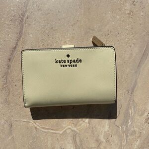 Beige kate spade wallet